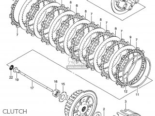 CLUTCH - RM-Z450 2014 (L4) USA (E03) RMZ450 RM Z450