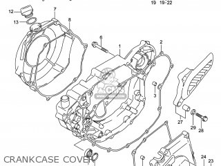 CRANKCASE COVER - RM-Z450 2014 (L4) USA (E03) RMZ450 RM Z450