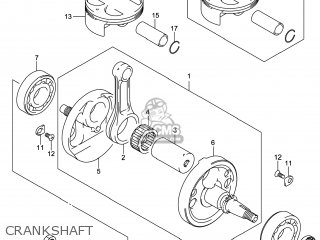 CRANKSHAFT - RM-Z450 2014 (L4) USA (E03) RMZ450 RM Z450