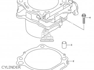 CYLINDER - RM-Z450 2014 (L4) USA (E03) RMZ450 RM Z450