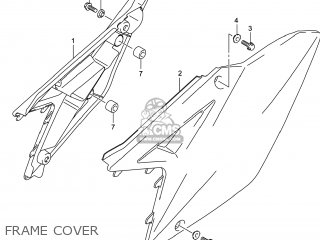 FRAME COVER - RM-Z450 2014 (L4) USA (E03) RMZ450 RM Z450