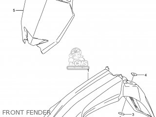 FRONT FENDER - RM-Z450 2014 (L4) USA (E03) RMZ450 RM Z450