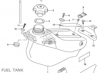 FUEL TANK - RM-Z450 2014 (L4) USA (E03) RMZ450 RM Z450