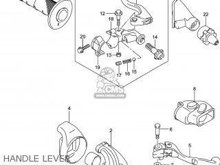 HANDLE LEVER - RM-Z450 2014 (L4) USA (E03) RMZ450 RM Z450