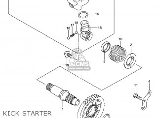 KICK STARTER - RM-Z450 2014 (L4) USA (E03) RMZ450 RM Z450