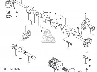 OIL PUMP - RM-Z450 2014 (L4) USA (E03) RMZ450 RM Z450