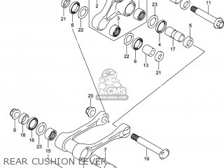 REAR CUSHION LEVER - RM-Z450 2014 (L4) USA (E03) RMZ450 RM Z450