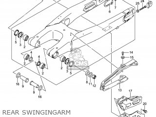 REAR SWINGINGARM - RM-Z450 2014 (L4) USA (E03) RMZ450 RM Z450