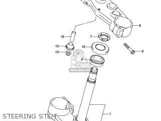 STEERING STEM - RM-Z450 2014 (L4) USA (E03) RMZ450 RM Z450