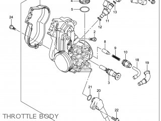 THROTTLE BODY - RM-Z450 2014 (L4) USA (E03) RMZ450 RM Z450