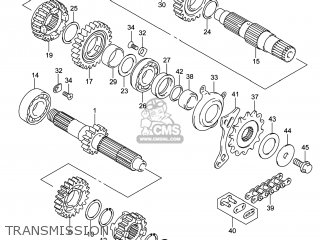 TRANSMISSION - RM-Z450 2014 (L4) USA (E03) RMZ450 RM Z450