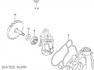WATER PUMP - RM-Z450 2014 (L4) USA (E03) RMZ450 RM Z450