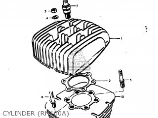 CYLINDER (RM100A) - RM100 1976 (A) USA (E03)