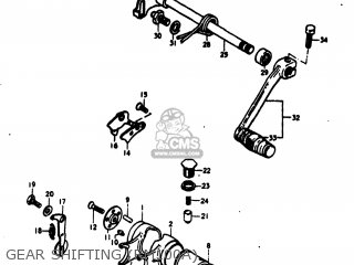 GEAR SHIFTING (RM100A) - RM100 1976 (A) USA (E03)