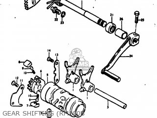 GEAR SHIFTING (RM100B - RM100 1976 (A) USA (E03)