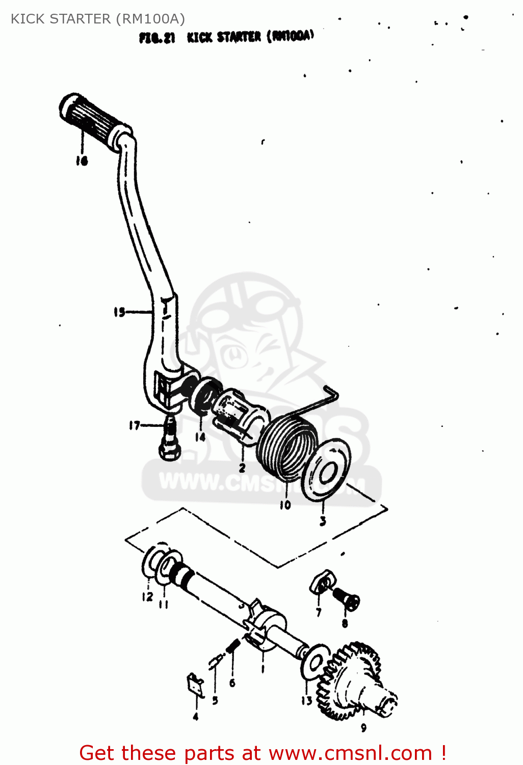 KICK STARTER (RM100A) RM100 1977 (B) USA (E03)