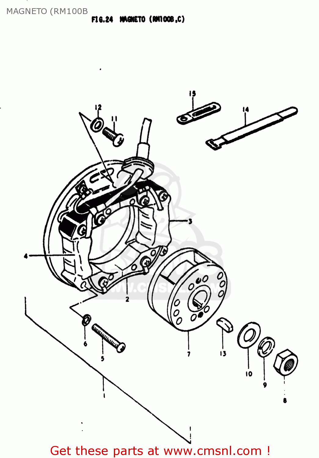 MAGNETO (RM100B RM100 1977 (B) USA (E03)