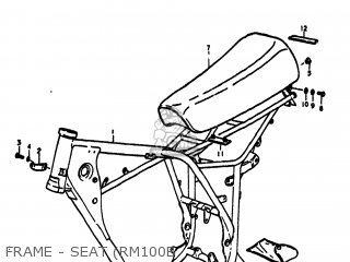 FRAME - SEAT (RM100B - RM100 1977 (B) USA (E03)