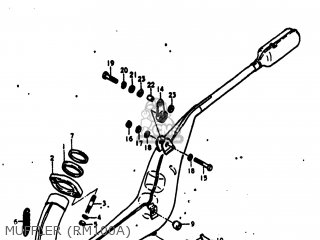 MUFFLER (RM100A) - RM100 1977 (B) USA (E03)