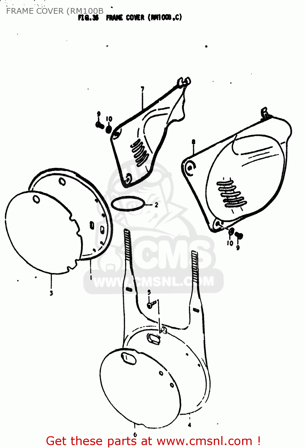 FRAME COVER (RM100B RM100 1978 (C) USA (E03)