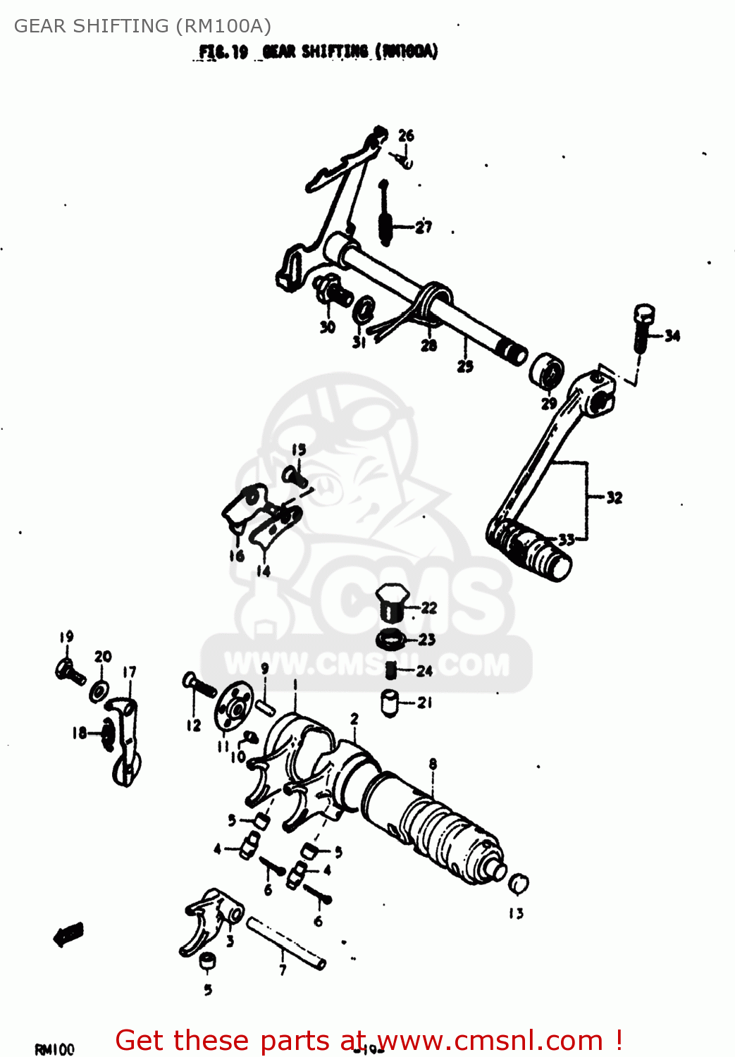 GEAR SHIFTING (RM100A) RM100 1978 (C) USA (E03)
