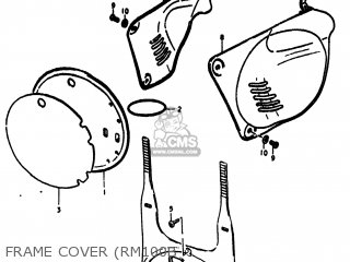 FRAME COVER (RM100B - RM100 1978 (C) USA (E03)
