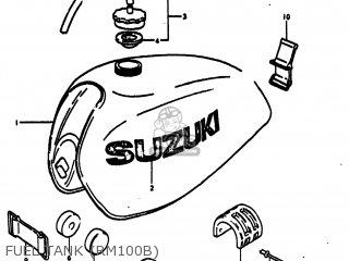 FUEL TANK (RM100B) - RM100 1978 (C) USA (E03)
