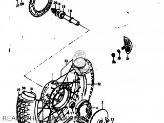 REAR WHEEL (RM100C) - RM100 1978 (C) USA (E03)