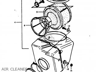 AIR CLEANER - RM100 1979 (D) USA (E03)
