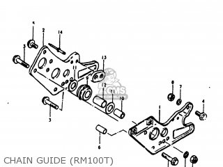 CHAIN GUIDE (RM100T) - RM100 1979 (D) USA (E03)