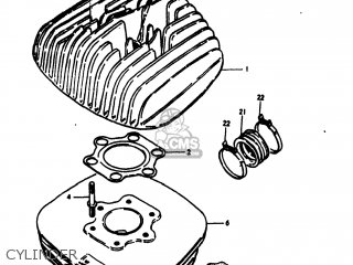 CYLINDER - RM100 1979 (D) USA (E03)