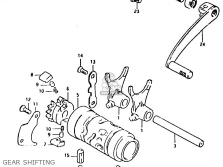GEAR SHIFTING - RM100 1979 (N)