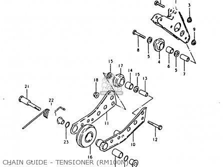 CHAIN GUIDE - TENSIONER (RM100N) - RM100 1979 (N)