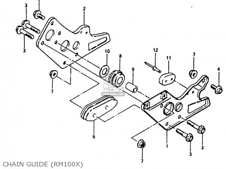 CHAIN GUIDE (RM100X) - RM100 1979 (N)