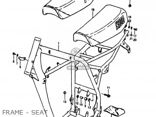 FRAME - SEAT - RM100 1980 (T) USA (E03)