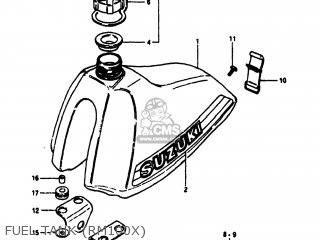 FUEL TANK (RM100X) - RM100 1981 (X) USA (E03)