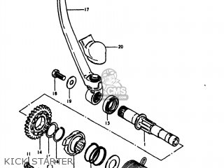 KICK STARTER - RM100 1981 (X) USA (E03)