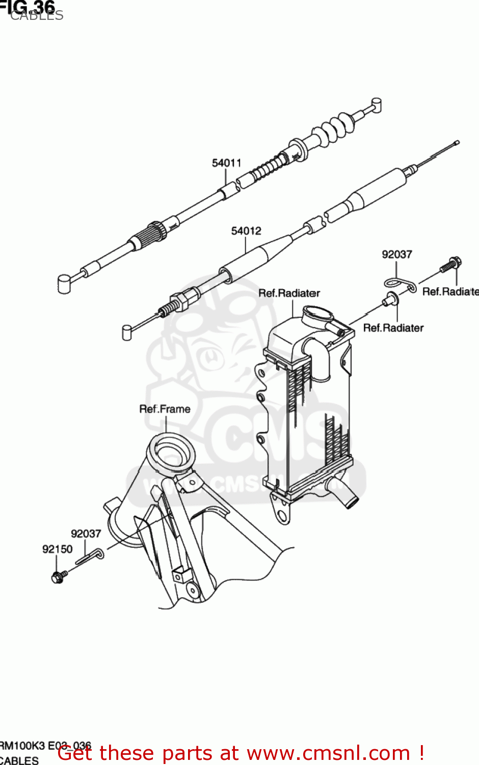 CABLES RM100 2003 (K3) USA (E03)
