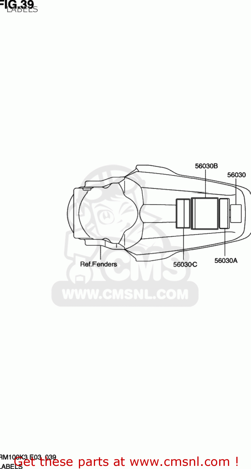 LABELS RM100 2003 (K3) USA (E03)