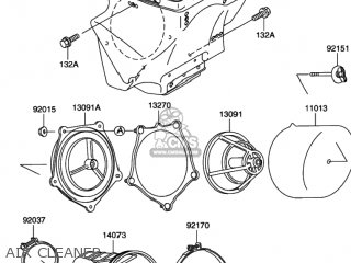 AIR CLEANER - RM100 2003 (K3) USA (E03)