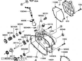 ENGINE COVER - RM100 2003 (K3) USA (E03)