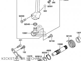 KICKSTARTER MECHANISM - RM100 2003 (K3) USA (E03)