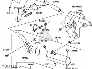 MUFFLER - RM100 2003 (K3) USA (E03)