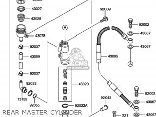 REAR MASTER CYLINDER - RM100 2003 (K3) USA (E03)
