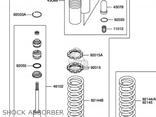 SHOCK ABSORBER - RM100 2003 (K3) USA (E03)