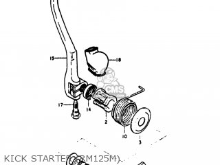 KICK STARTER (RM125M) - RM125 1975 (M) USA (E03)