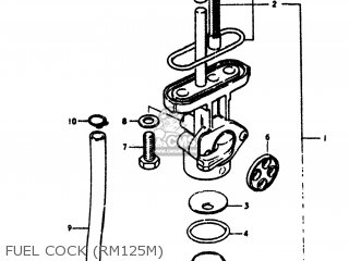 FUEL COCK (RM125M) - RM125 1976 (A) USA (E03)