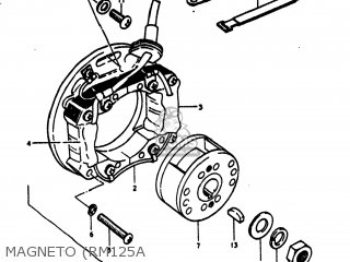 MAGNETO (RM125A - RM125 1976 (A) USA (E03)