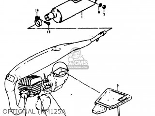 OPTIONAL (RM125A - RM125 1976 (A) USA (E03)