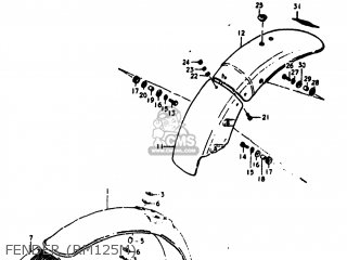FENDER (RM125M) - RM125 1977 (B) USA (E03)